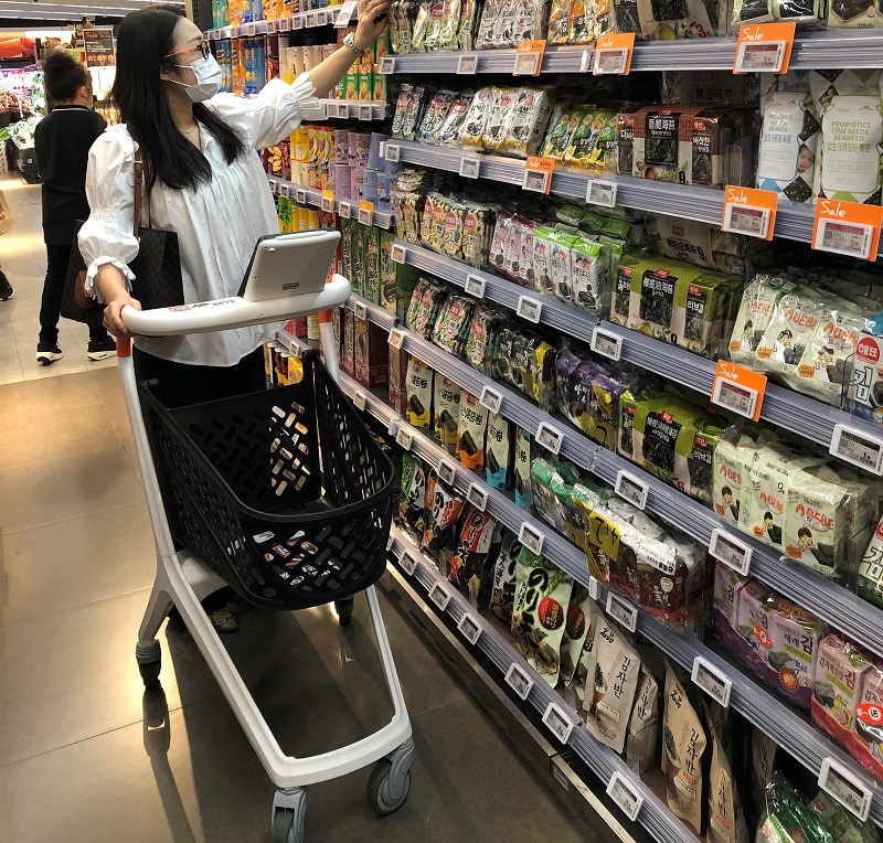 We thought that the self-scanning smart shopping cart could provide customers a better shopping experience 