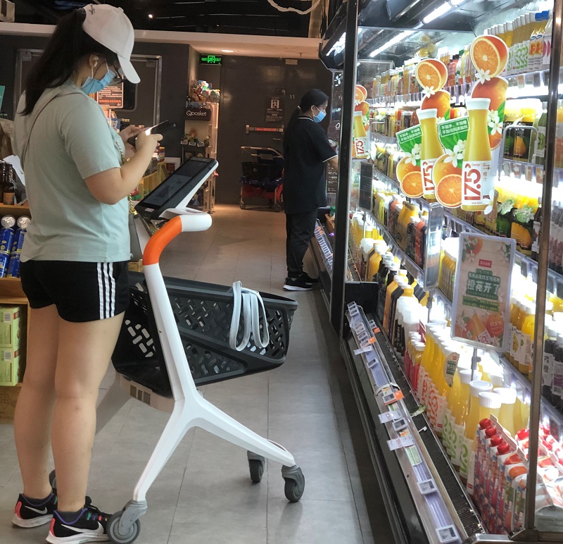 The artificial intelligence shopping cart can bring to us benefits
